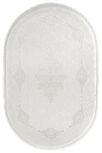 Oval White Area Rug