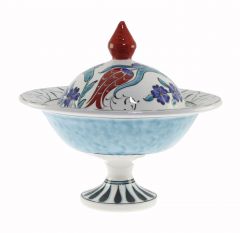 Porcelain Authentic Tulip Sugar Bowl - 30x30 - Colorful Bowls