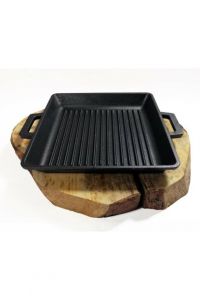 Casting Organic Uncoated Cast Iron Pan 26*26 Cm