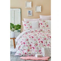 Fuchsia Double Easy-Iron Duvet Cover Set