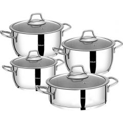 8 Piece Stainless Steel Cookware Set