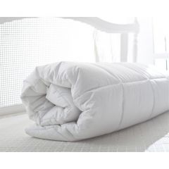 Two Person Microfiber Quilt - 195 x 215cm - White Bedding Basics