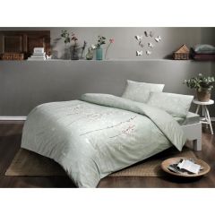 Double Duvet Cover Set Green