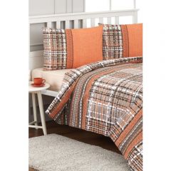 Double Duvet Cover Set Orange