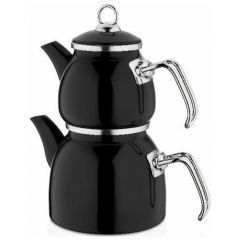 Medium Enamel Teapot - 15x15 - Black Teapots