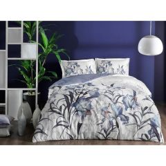 Double Satin Duvet Cover Set Purple