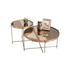 Middle Coffee Table - 90x90 - Copper Coffee Tables