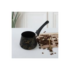 Elegance Granite Coffee Pot & Milk Pot 550 ml for 6 Persons - 16x10 - Black KETTLES