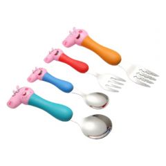 4 Piece Cutlery Set for Kids