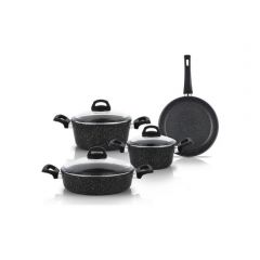 7 Piece Non-Stick Granite Cookware Set