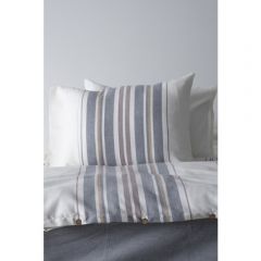 Vintage Navy Blue Double Duvet Cover Set