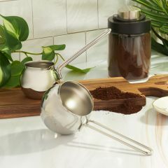 New Coffee Pot Set Metal - 35x20 - Silver KETTLES, Stainless steel KETTLES
