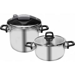 4+6 L Pressure Cooker Set