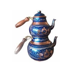 Copper Teapot - 15x15 - Blue Teapots