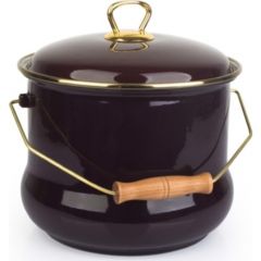Enamel Bucket - 20x20 - Black COOKING PANS & SKILLETS