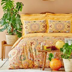 Helena Double Duvet Cover Set, Colorful Cotton Bedding Basics