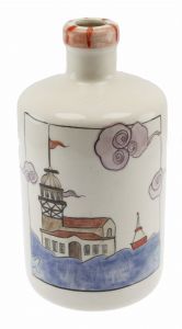 Fun Maiden's Tower Model Oil Bottle 900ml - 10x10 - Colorful Serving Tools