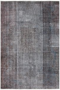 Turkish Rug - Vintage Look Rug - 253x171 - Grey Living Room Rugs