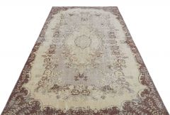 Vintage Carpet with Unique Beauty - 287x165 - Beige Area Rugs, Wool Area Rugs