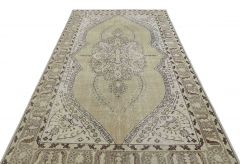 Unique Anatolian Vintage Antique Carpet - 296x173 - Beige Area Rugs, Wool Area Rugs