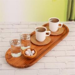 Bamboo Serving Tray Large Size