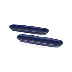 Sapphire olive plate