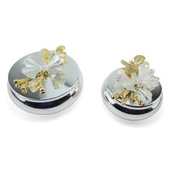 Silver Fragrance Box Double