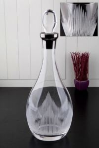 Vertical Line Platinum Carafe