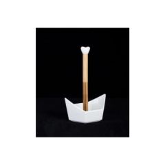 Porcelain Paper Towel Holder White