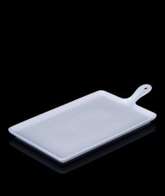 PORCELAIN RECTANGULAR SERVICE PLATE 33 CM