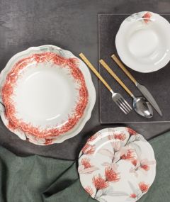 Autumn Themed 24-Piece Dinner Set