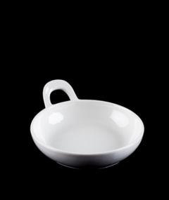 Porcelain Handled Round Bowl - 18.5 Cm