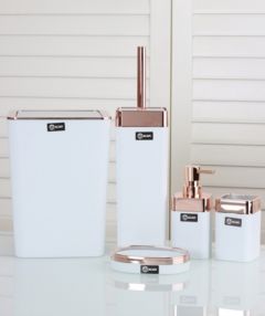 Acrylic Square Bathroom Set 5 Pieces