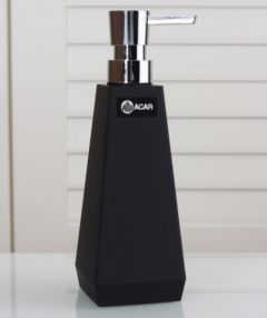 Liquid Soap Dispenser, Matted Black Bathroom Accessories