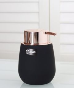 Liquid Soap Dispenser, Rose and Black Bathroom Accessories