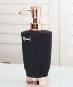 Liquid Soap Dispenser - Rose and Black Bathroom Accessories