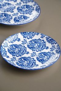 Mosaic 6 Damask Pattern Porcelain Plate 15 Cm