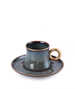 Green Porcelain Coffee Cup