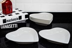 Heart Deep Plate 6 Piece