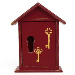 Red house key box