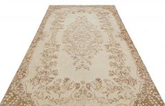 Vintage Carpet with Unique Beauty - 282x167 - Beige Area Rugs, Wool Area Rugs
