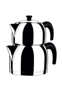 Orbit Midi Teapot Set - 16x16 - Black Teapots, Stainless steel Teapots