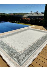 Modern Acrylic Framed Rug
