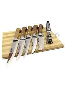 Surmene Original 7-Piece Knife Set including Cutting Board and Sharpener