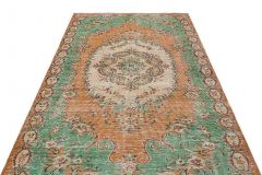 Unique Anatolian Vintage Antique Carpet - 270x159 - Colorful Area Rugs, Wool Area Rugs