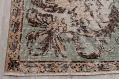 Real Hand Woven Antique Carpet - 309x205 - Colorful Area Rugs, Wool Area Rugs