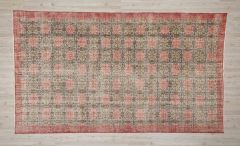 Real Hand Woven Antique Carpet - 262x152 - Red Area Rugs