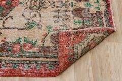 Unique Hand-Woven Anadlou Vintage Tumbled Carpet - 208x116 - Colorful Area Rugs, Wool Area Rugs