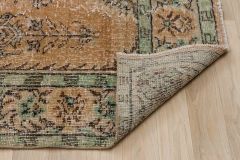 Vintage Hand Woven Antique Carpet - 303x177 - Colorful Area Rugs, Wool Area Rugs