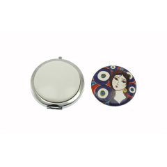 Plastic Authentic Design Compact Mirror - 6x6 - Colorful Mirros, Plastic Mirrors | Loftry